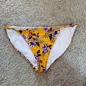 Yellow-Floral Bikini Bottoms🌼💛